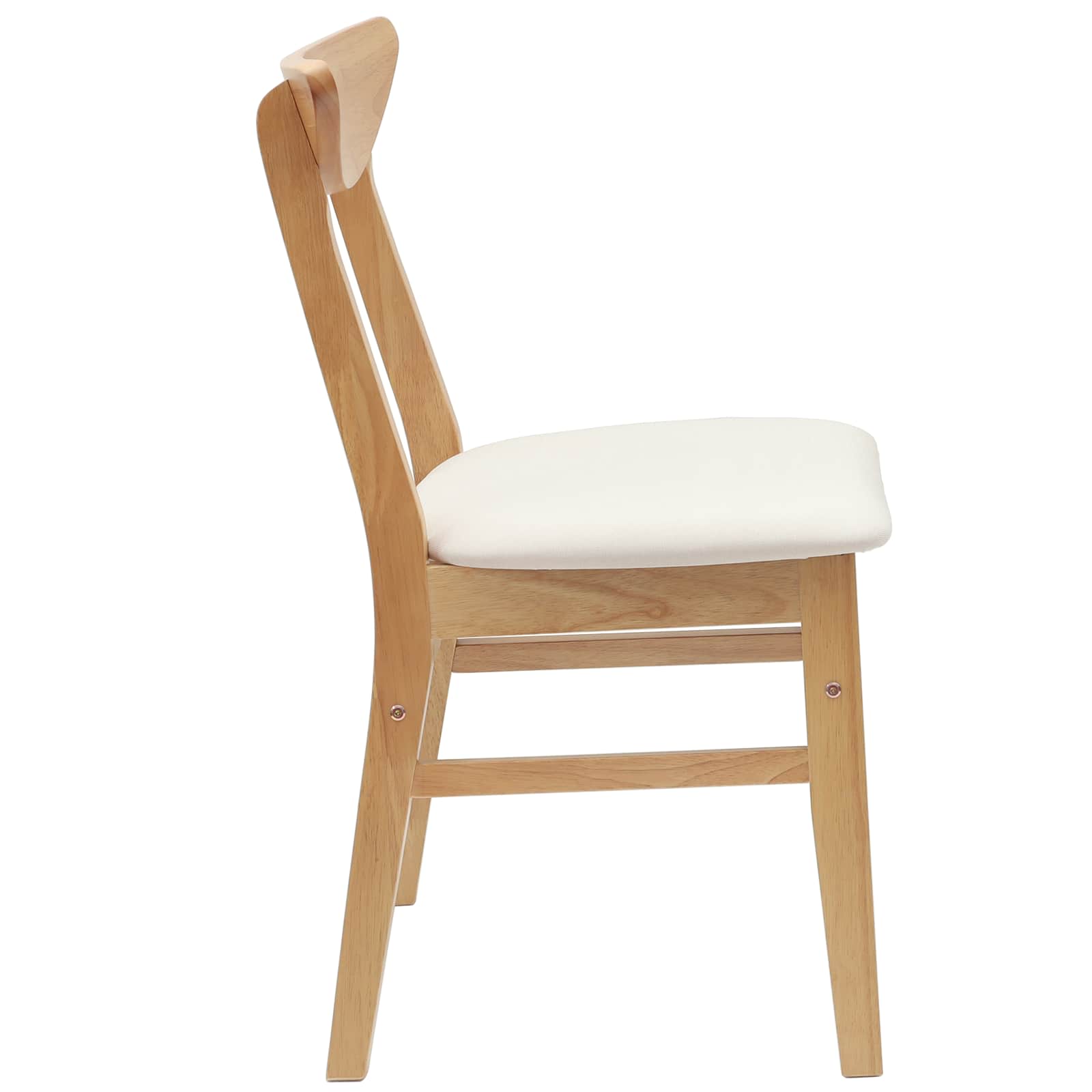 Chaises de salle à manger 2 pcs Naturel 42 x 47.5 x 81 cm - XIOS
