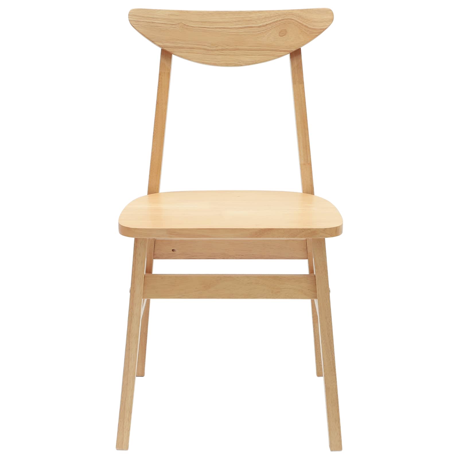 Chaises de salle à manger 2 pcs Naturel 42 x 47.5 x 81 cm - XIOS