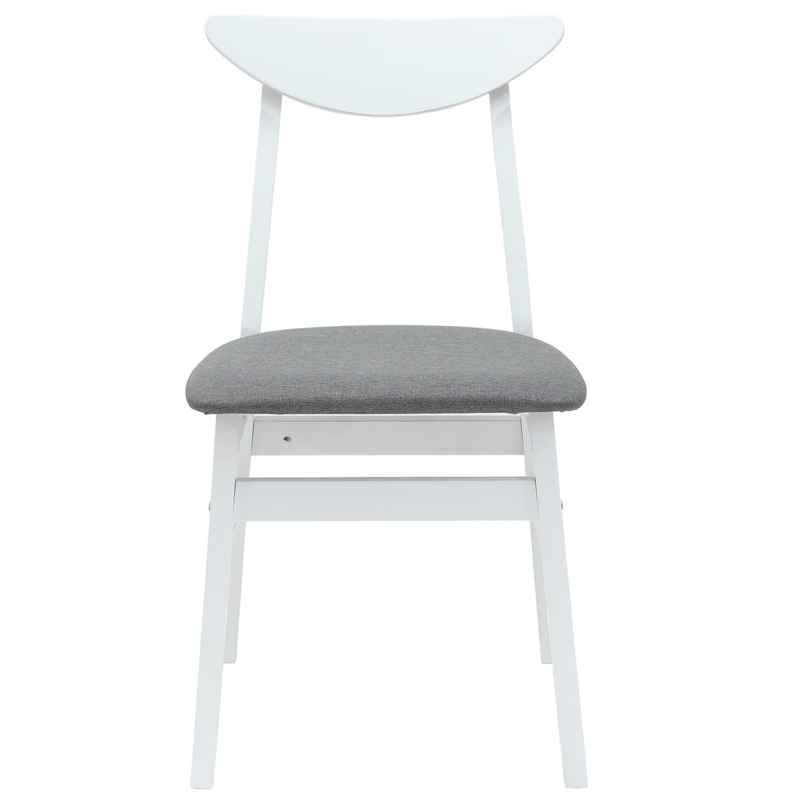 Chaises de salle à manger 2 pcs Blanc 42 x 47.5 x 81 cm - XIOS
