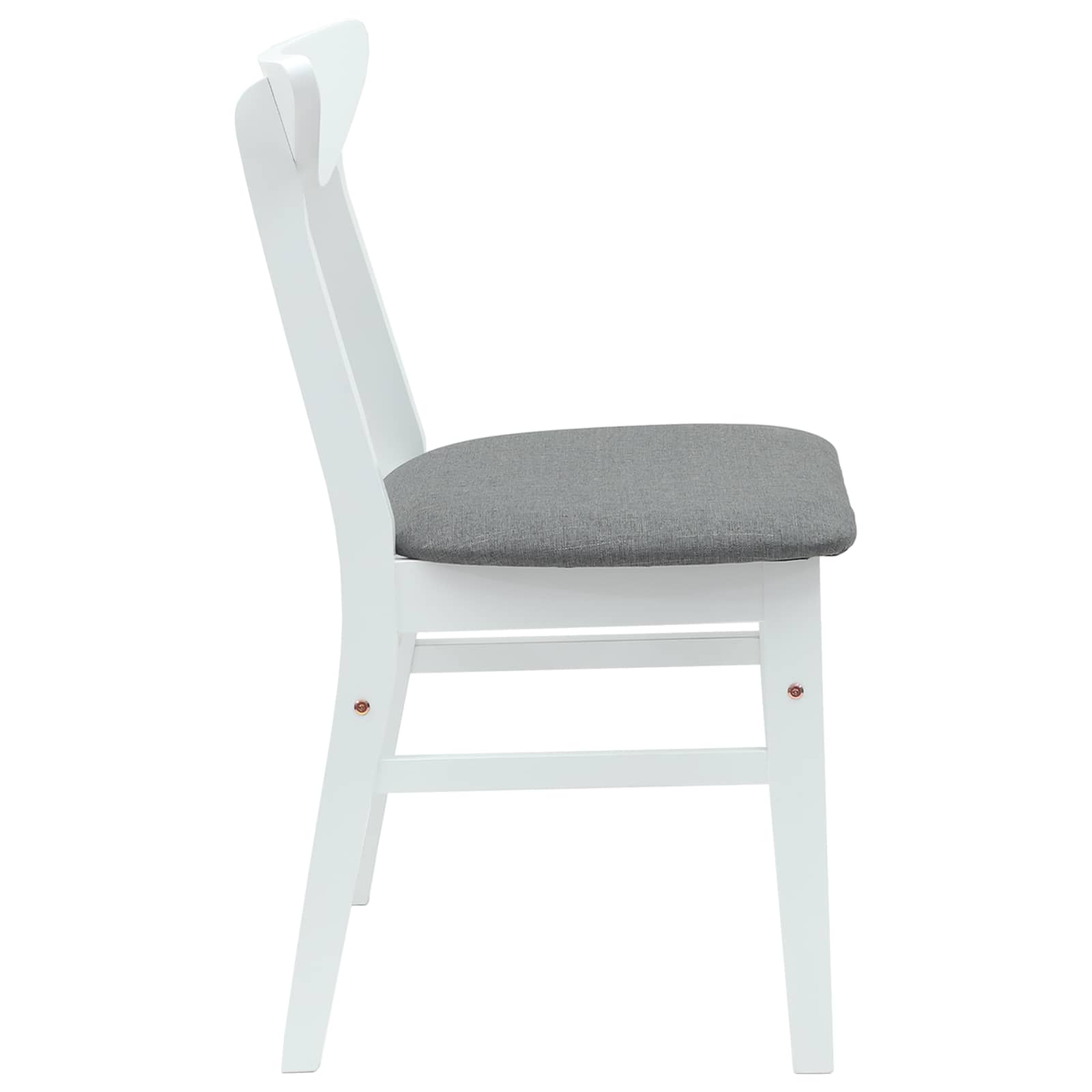 Chaises de salle à manger 2 pcs Blanc 42 x 47.5 x 81 cm - XIOS