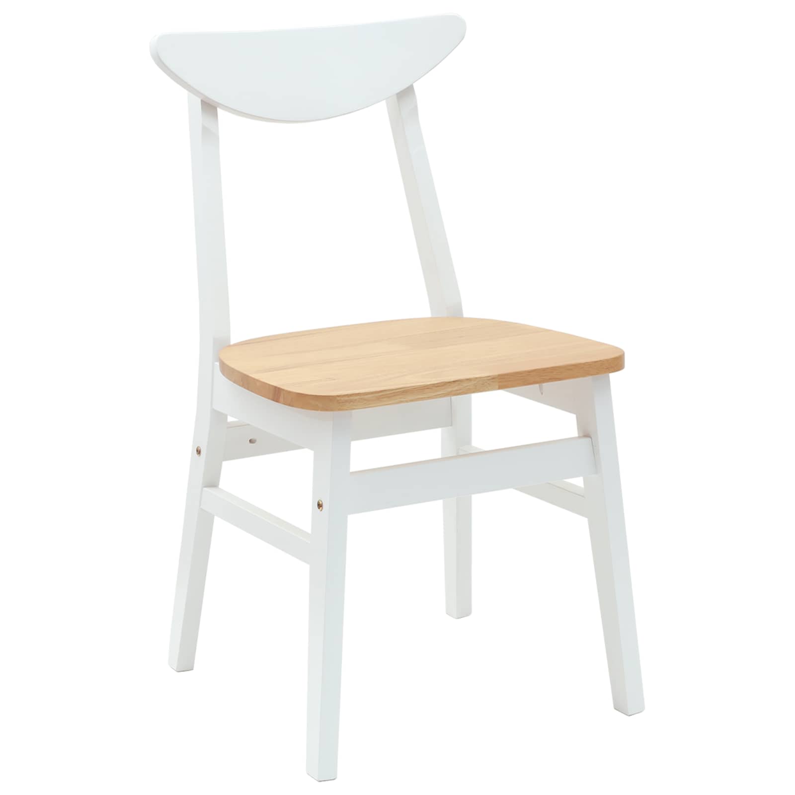 Chaises de salle à manger 2 pcs Blanc 42 x 47.5 x 81 cm - XIOS