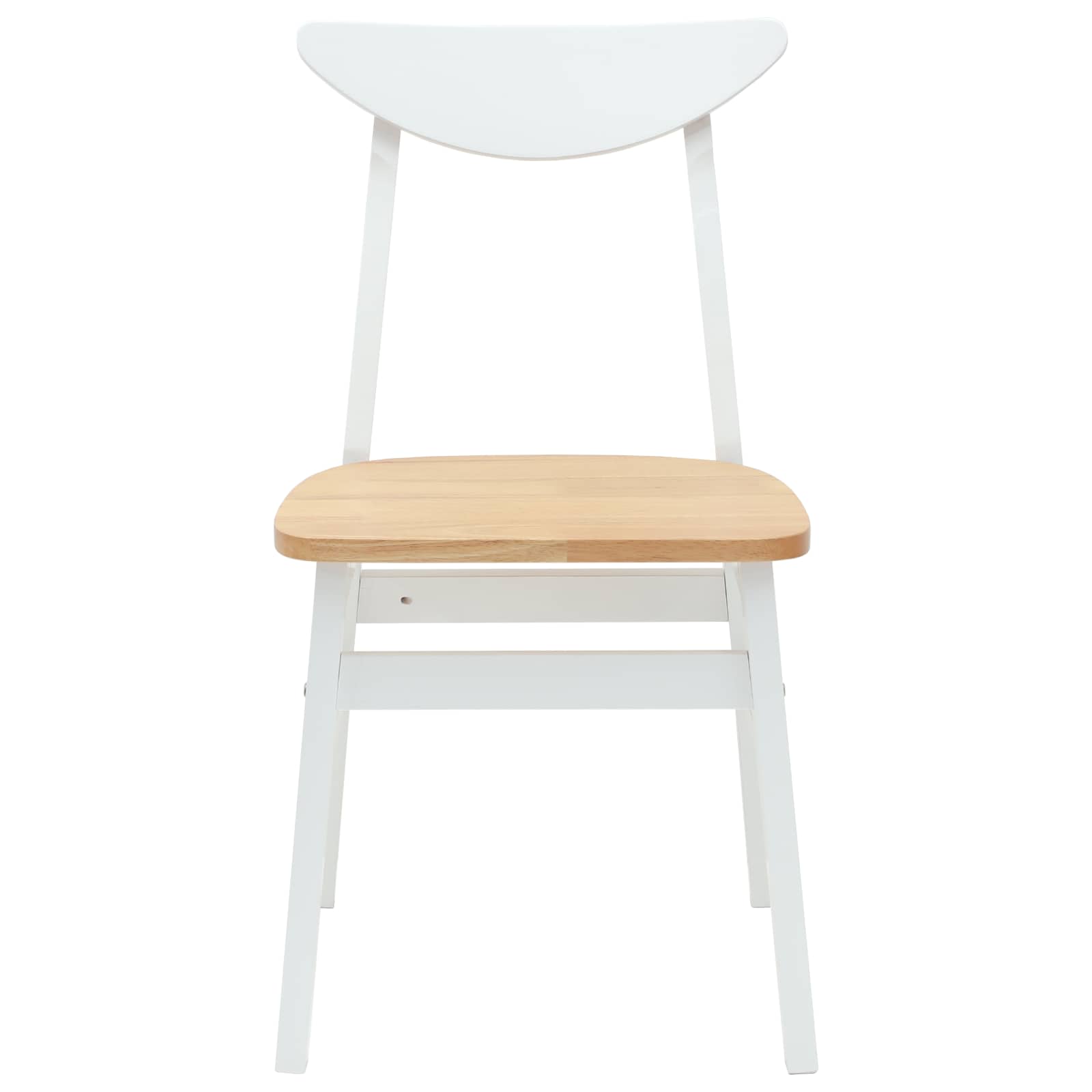 Chaises de salle à manger 2 pcs Blanc 42 x 47.5 x 81 cm - XIOS