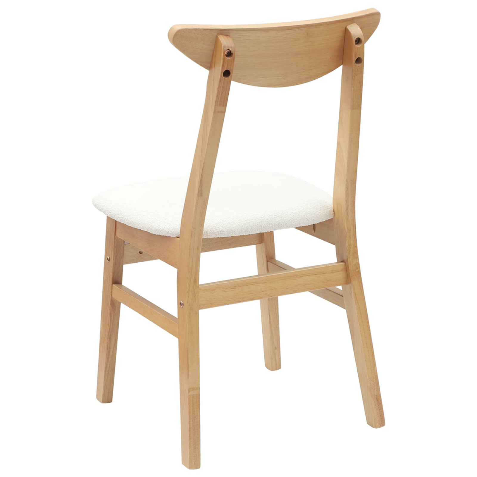 Chaises de salle à manger 2 pcs Naturel 42 x 47.5 x 81 cm - XIOS