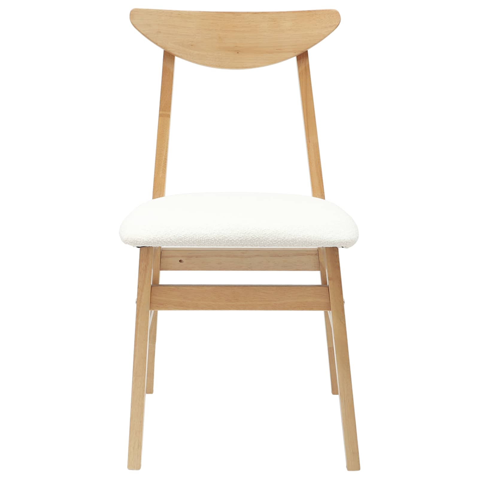Chaises de salle à manger 2 pcs Naturel 42 x 47.5 x 81 cm - XIOS