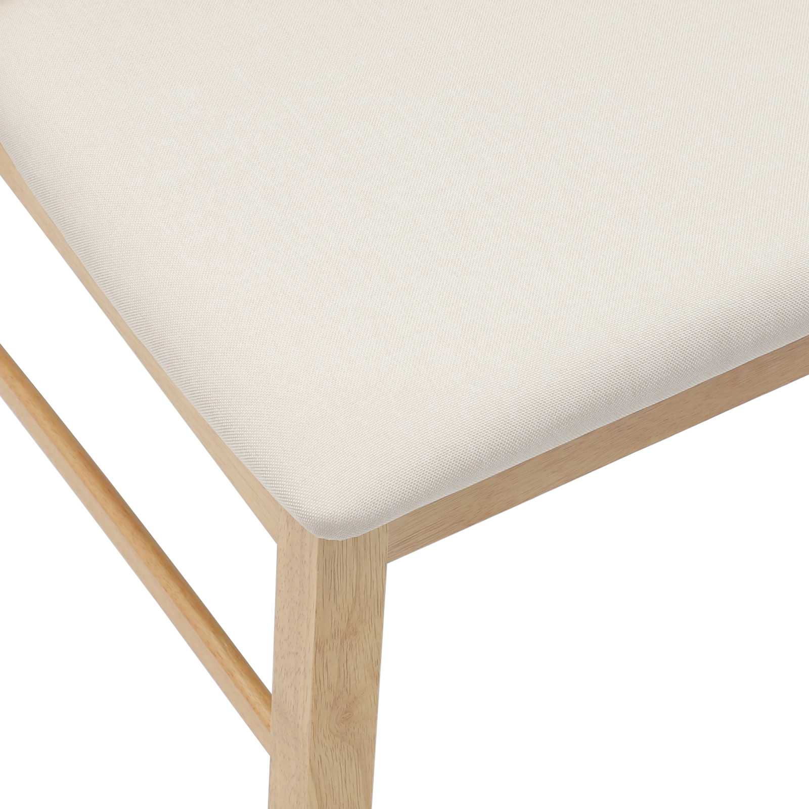 Chaises de salle à manger 2 pcs Naturel 43 x 54 x 89 cm - XIOS