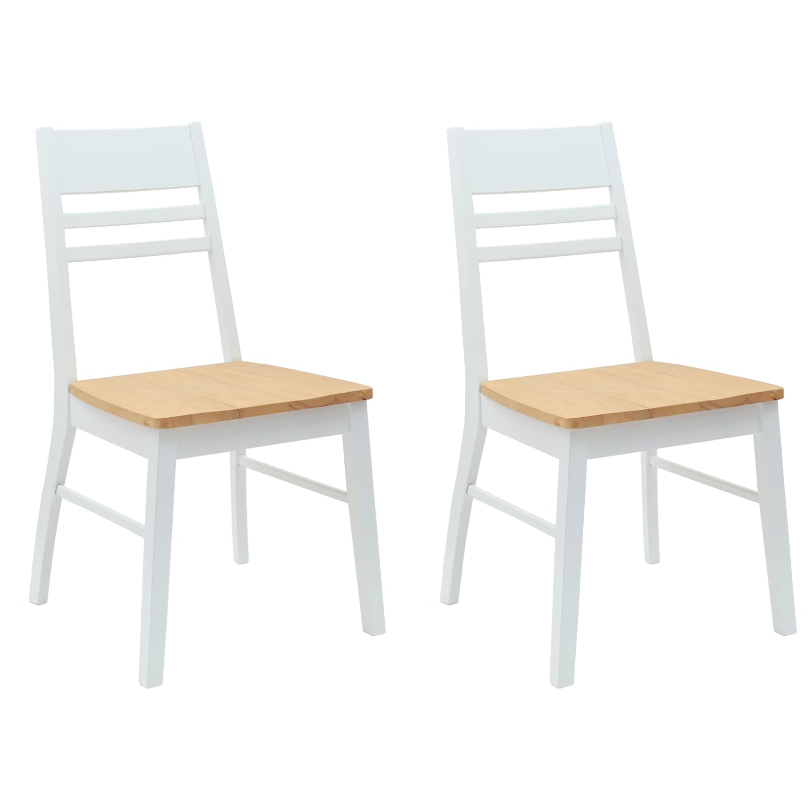 Chaises de salle à manger 2 pcs Blanc 43 x 54 x 89 cm - XIOS