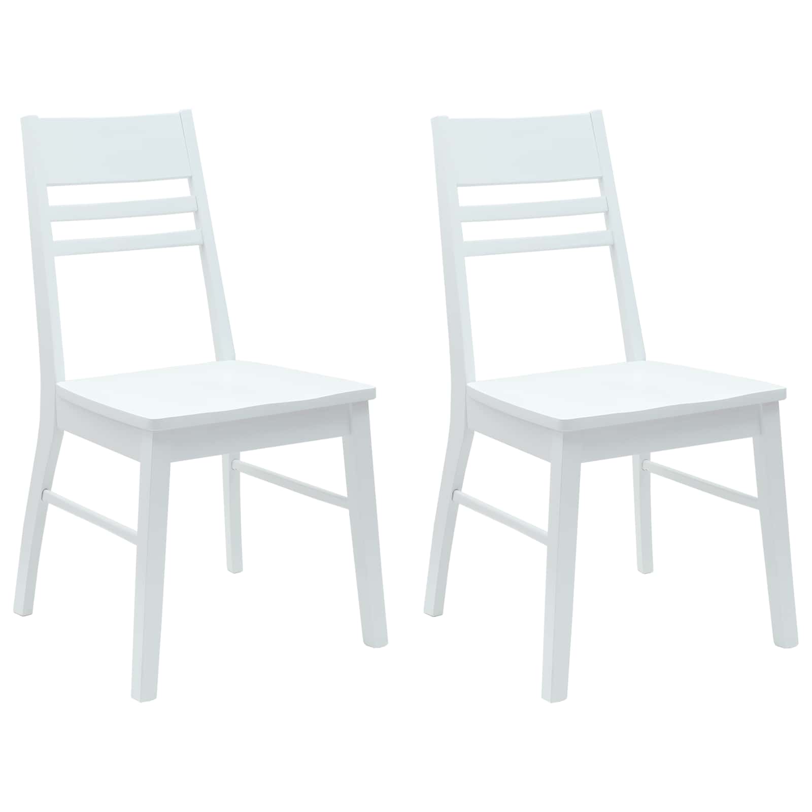 Chaises de salle à manger 2 pcs Blanc 43 x 54 x 89 cm - XIOS