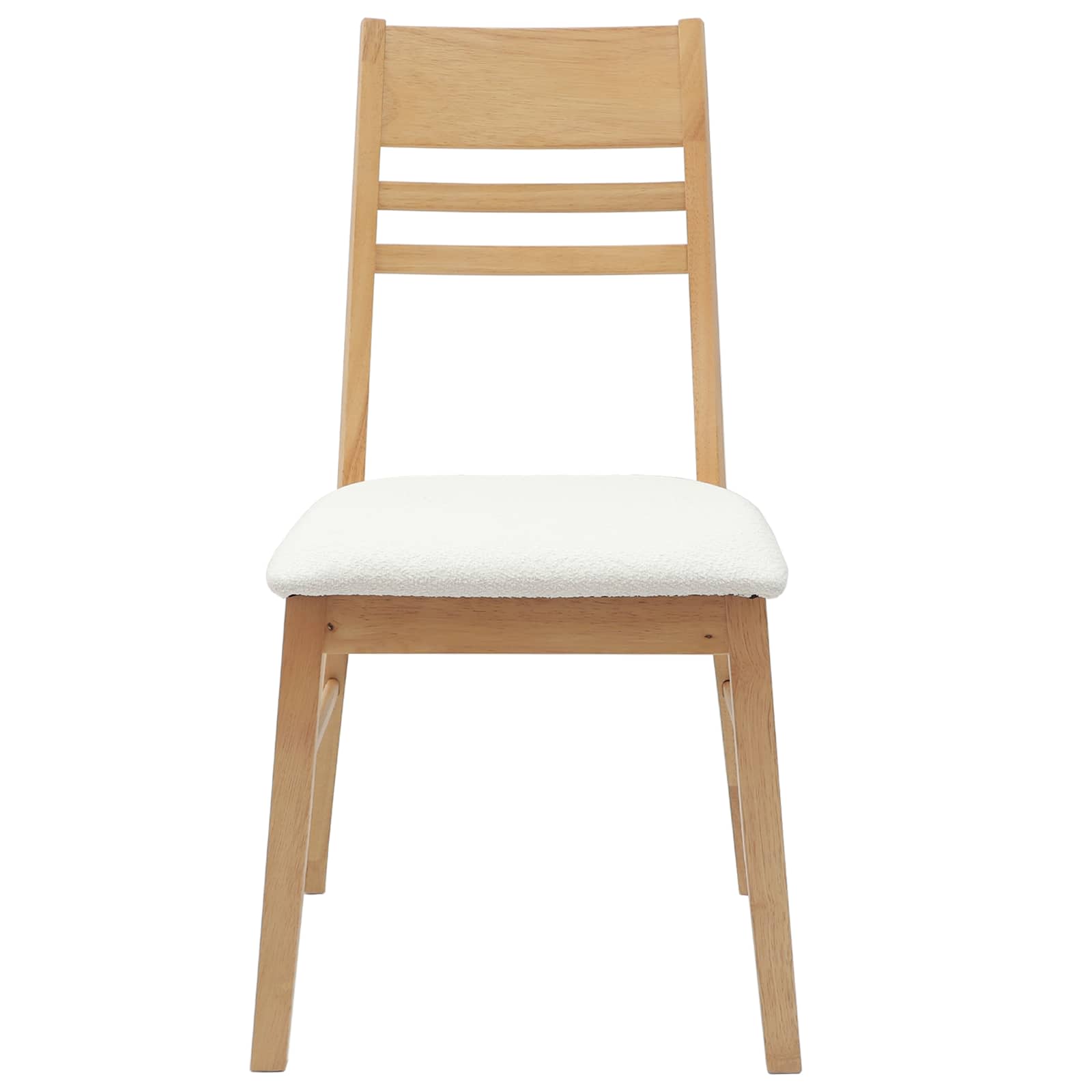 Chaises de salle à manger 2 pcs Naturel 43 x 54 x 89 cm - XIOS