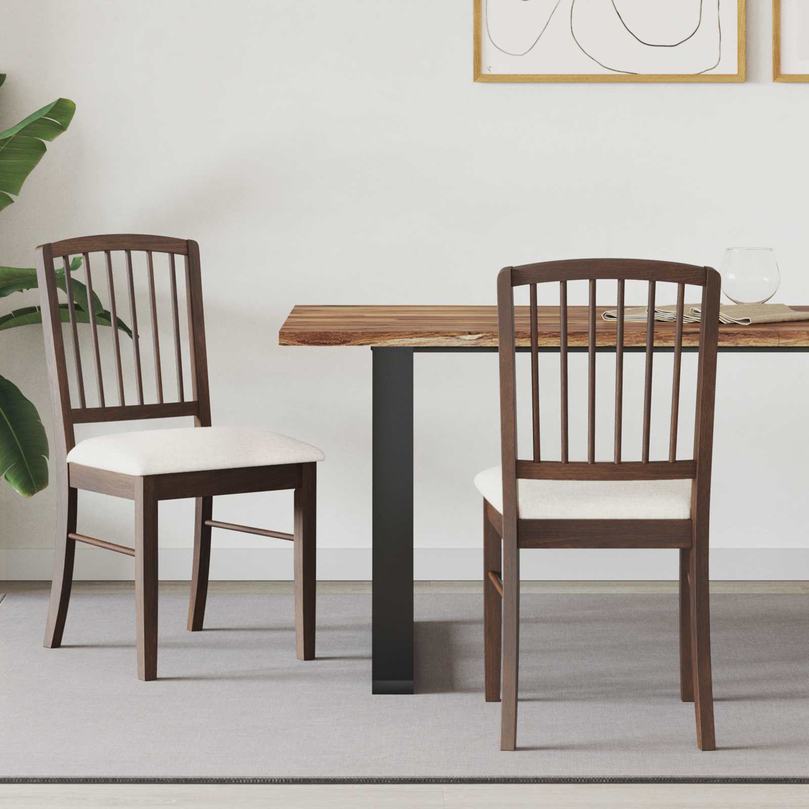 Chaises de salle à manger 2 pcs Marron Clair 50 x 52,5 x 91 cm - XIOS