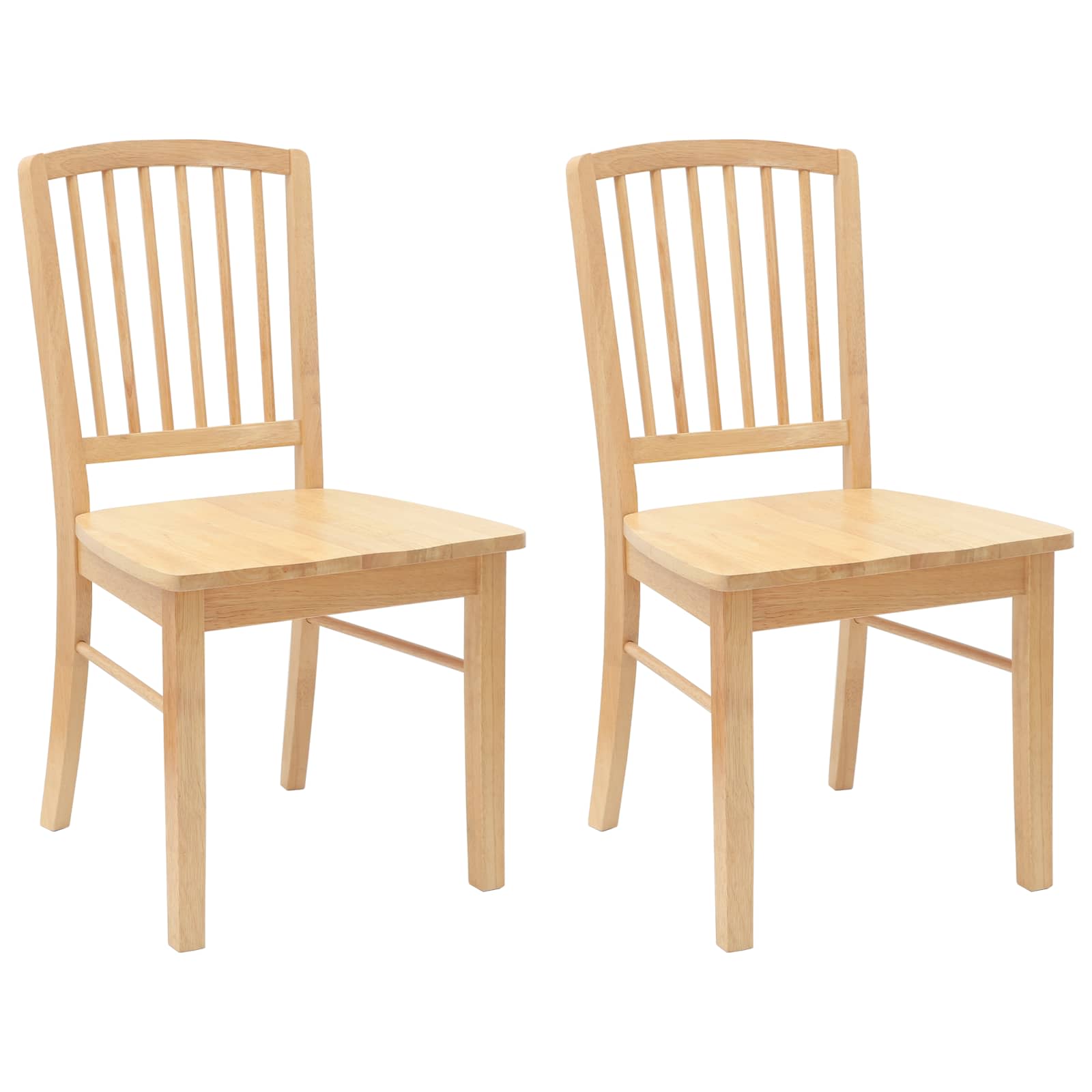 Chaises de salle à manger 2 pcs Naturel 50 x 52,5 x 91 cm - XIOS