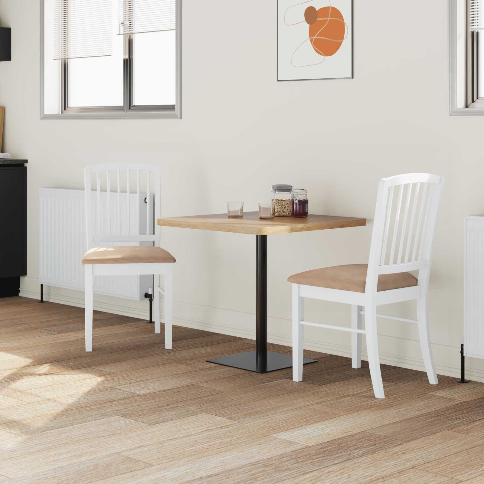 Chaises de salle à manger 2 pcs Blanc 50 x 52,5 x 91 cm - XIOS