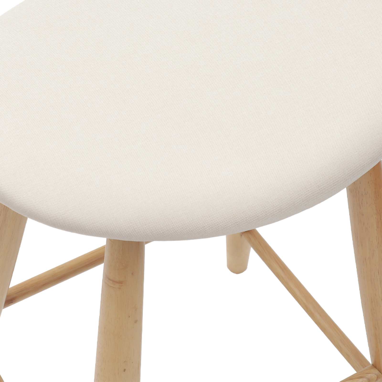 Chaises de salle à manger 2 pcs Naturel 46 x 37 x 63 cm - XIOS