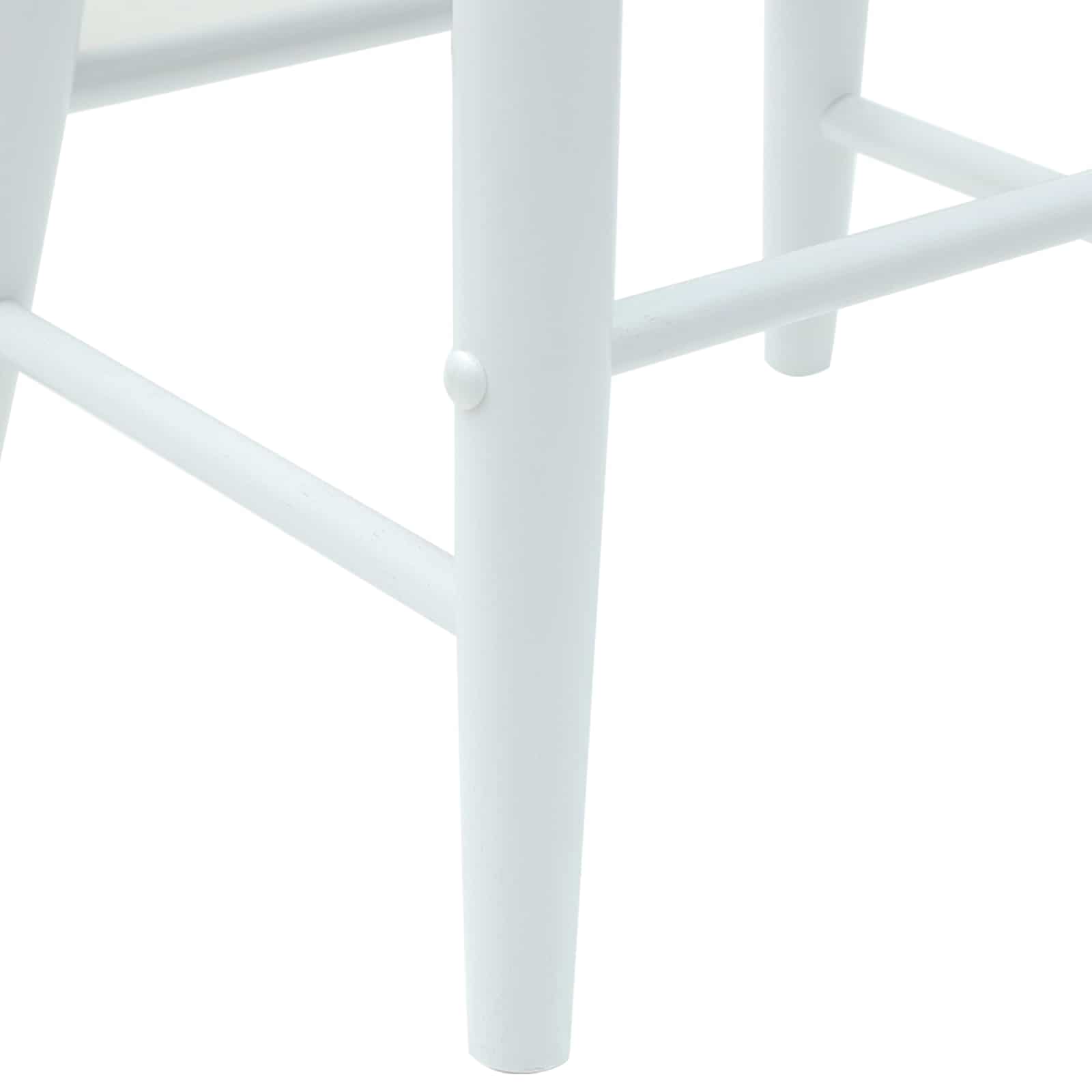 Chaises de salle à manger 2 pcs Blanc 46 x 37 x 63 cm - XIOS