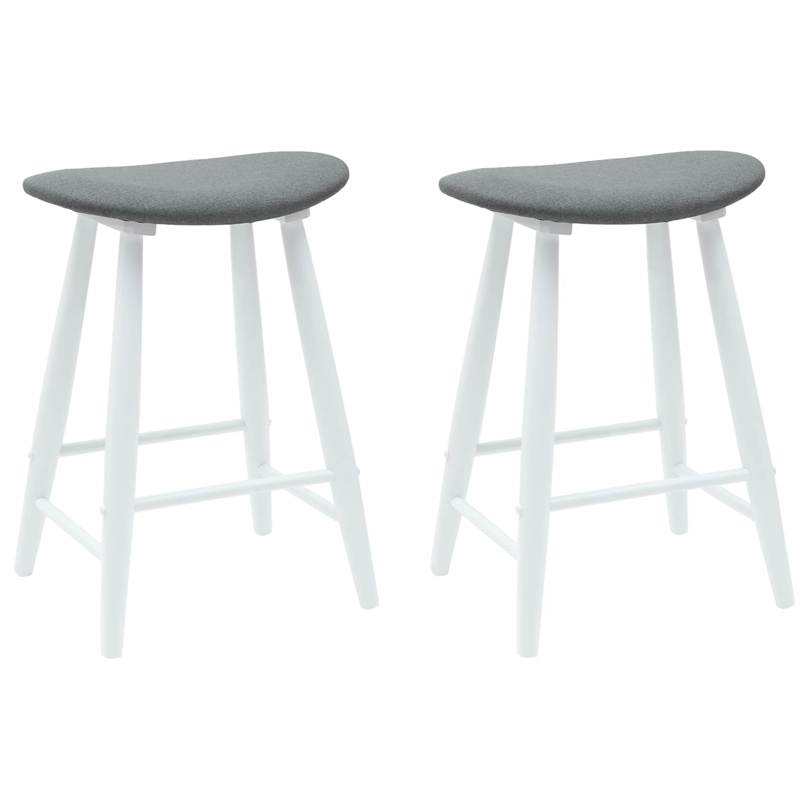 Chaises de salle à manger 2 pcs Blanc 46 x 37 x 63 cm - XIOS