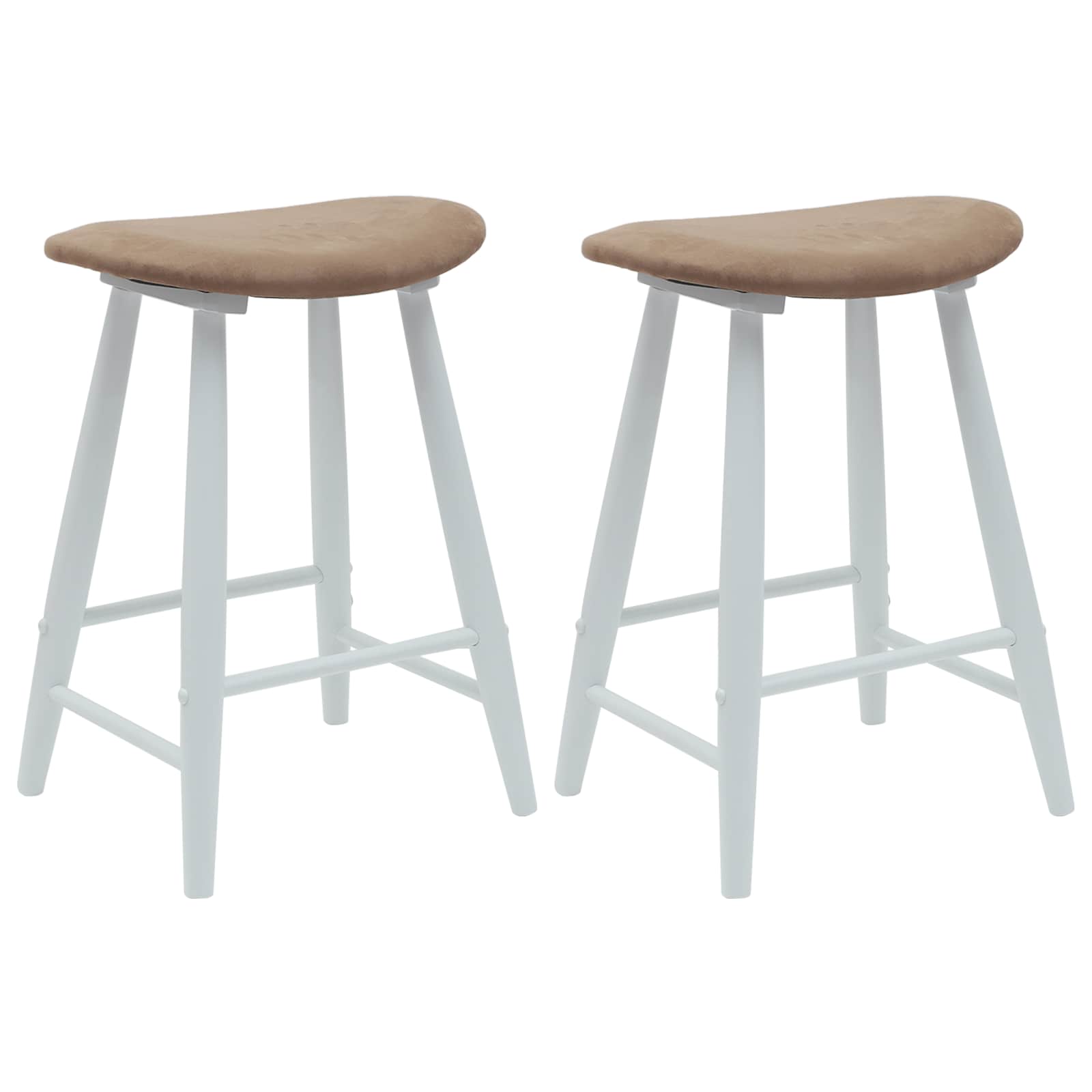 Chaises de salle à manger 2 pcs Blanc 46 x 37 x 63 cm - XIOS