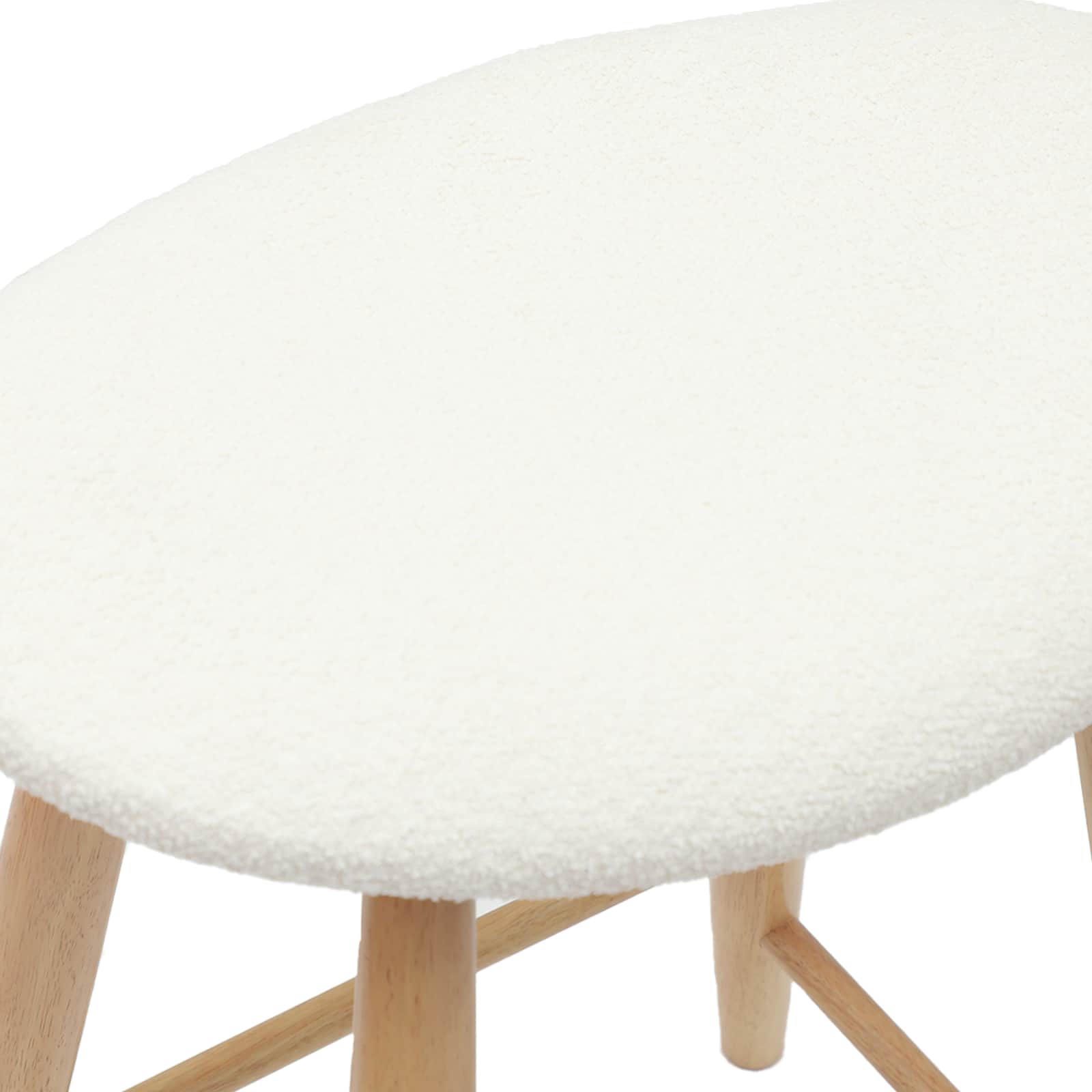 Chaises de salle à manger 2 pcs Naturel 46 x 37 x 63 cm - XIOS
