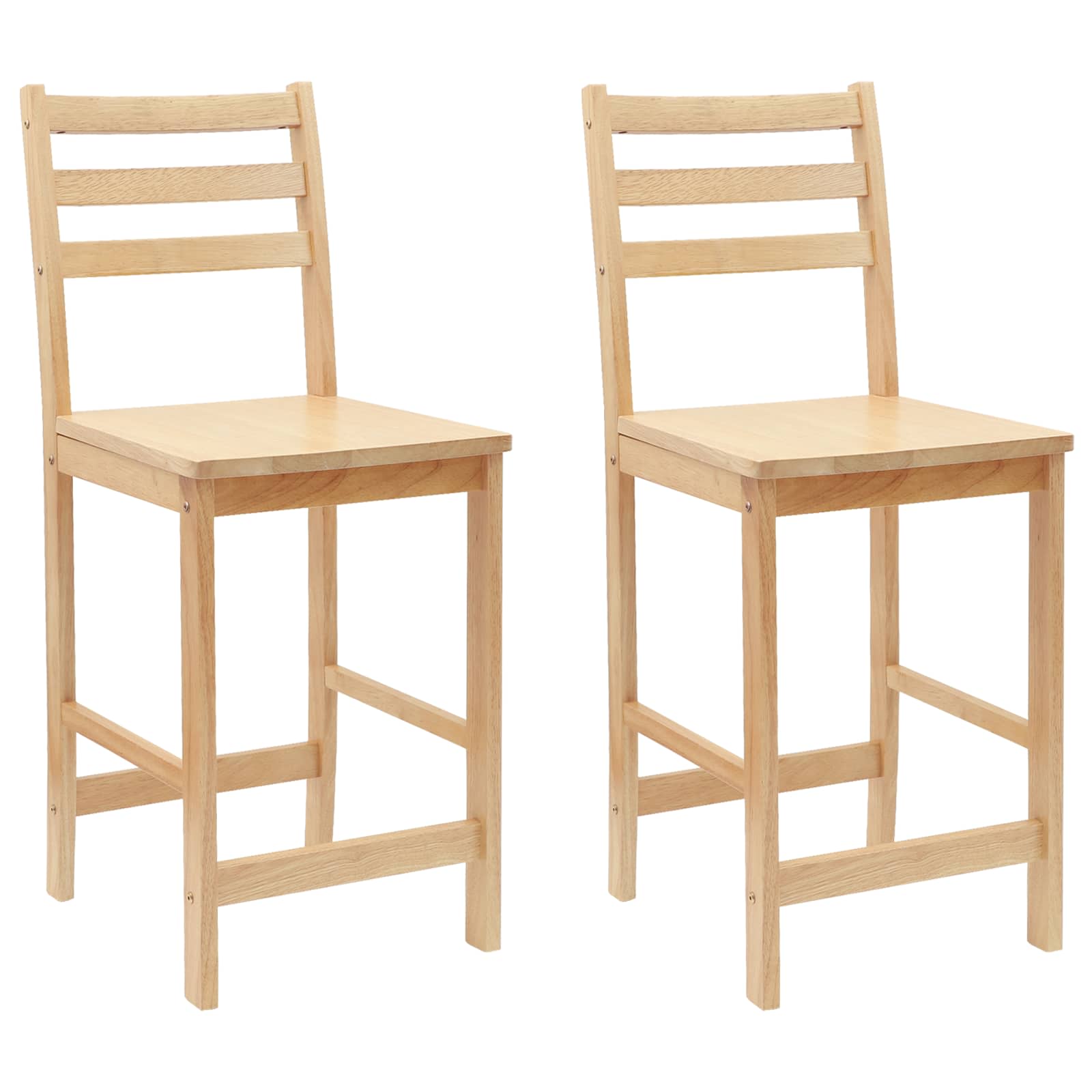 Chaises de salle à manger 2 pcs Naturel 40 x 47,5 x 99,5 cm - XIOS