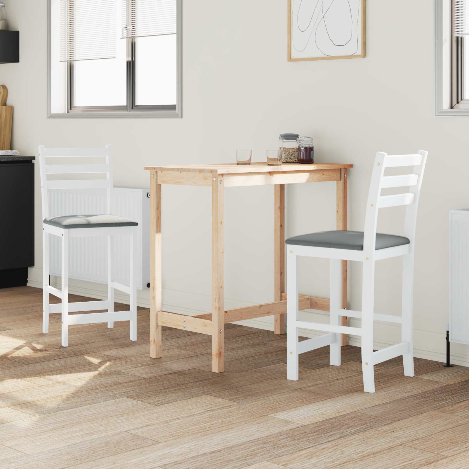 Chaises de salle à manger 2 pcs Blanc 40 x 47,5 x 99,5 cm - XIOS