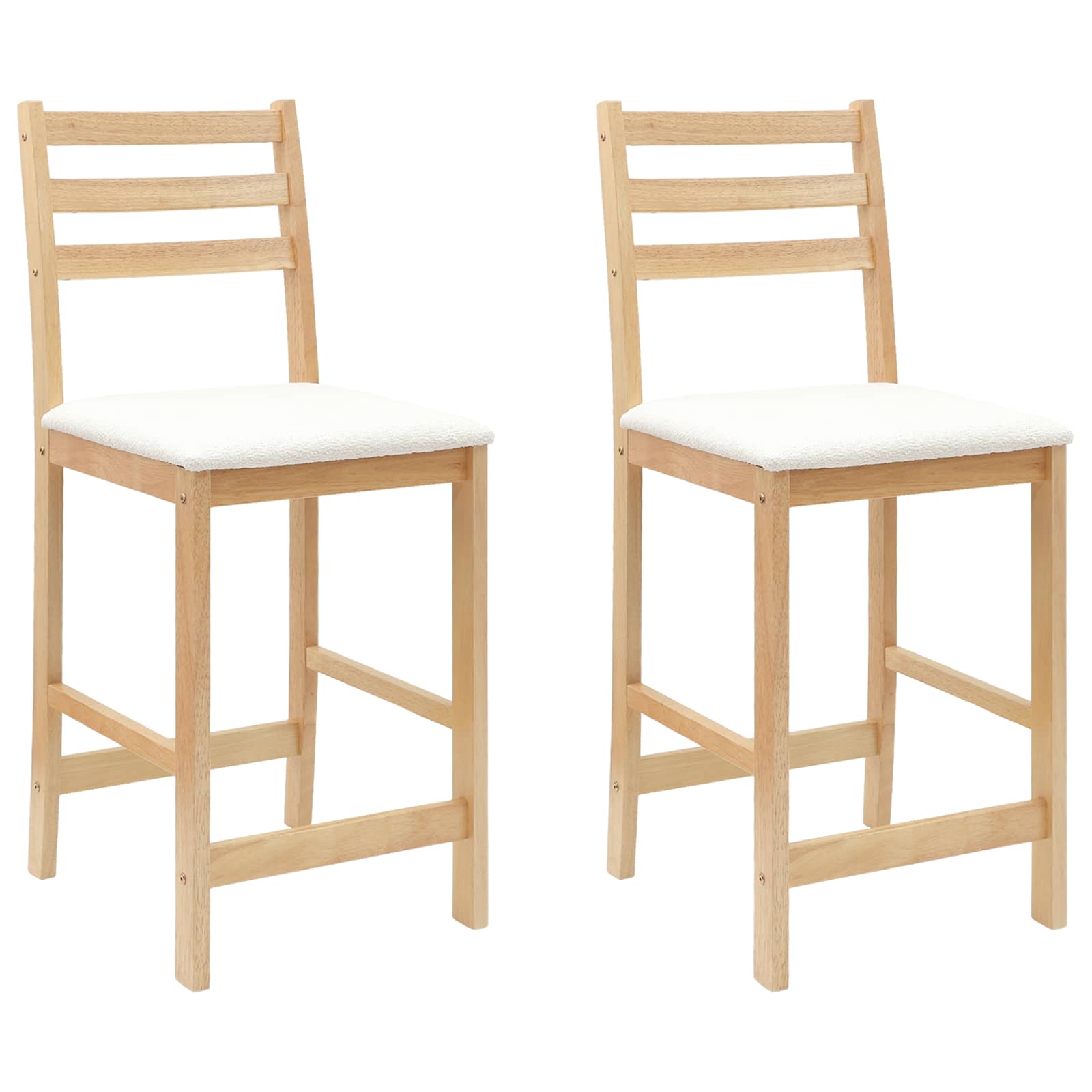Chaises de salle à manger 2 pcs Naturel 40 x 47,5 x 99,5 cm - XIOS