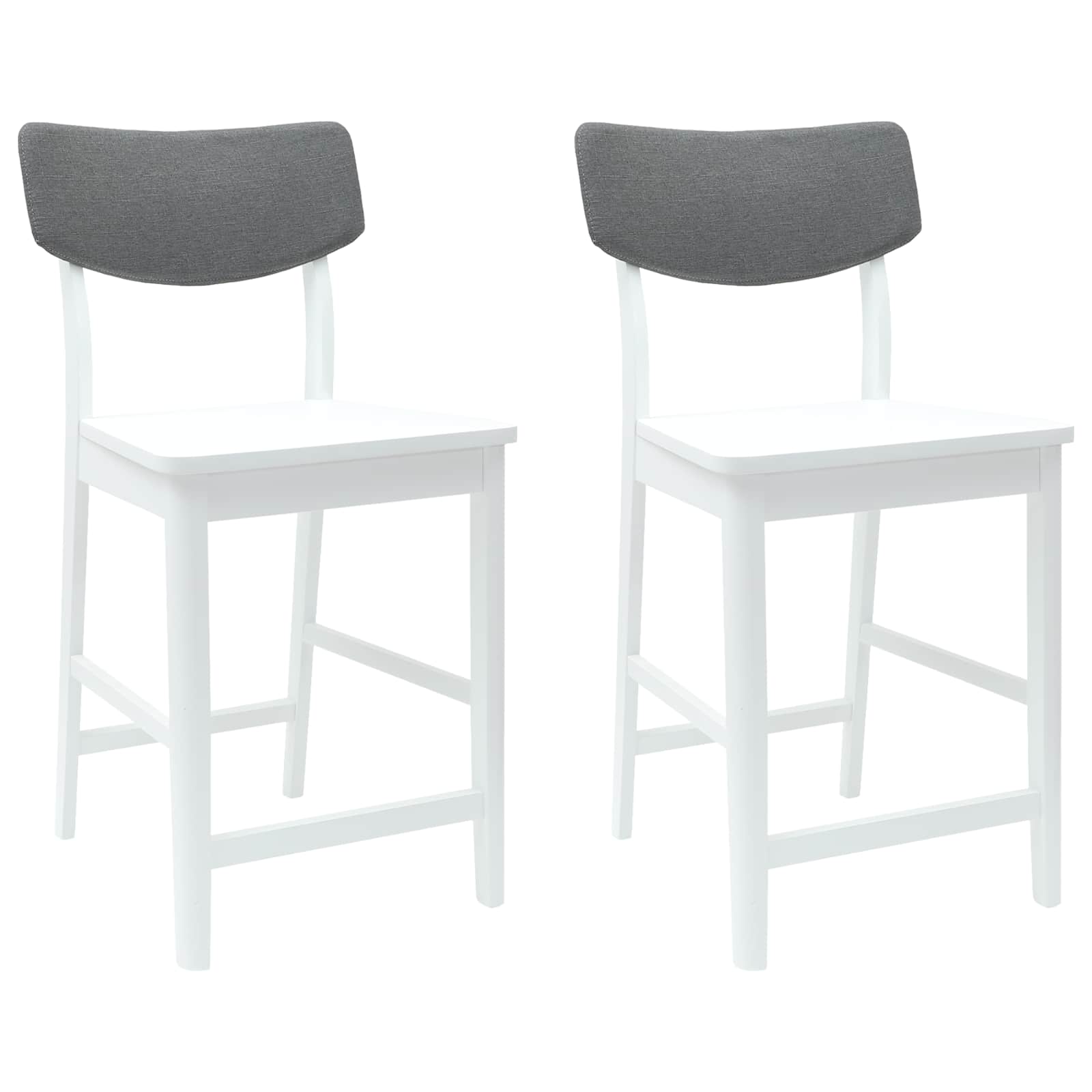 Chaises de salle à manger 2 pcs Blanc 48 x 49 x 95 cm - XIOS