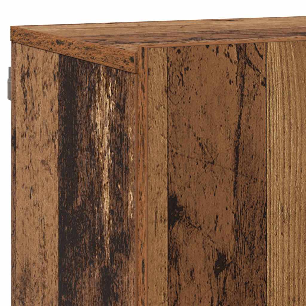 Unites TV Montage mural 6 pcs Bois ancien Bois d'ingénierie - XIOS