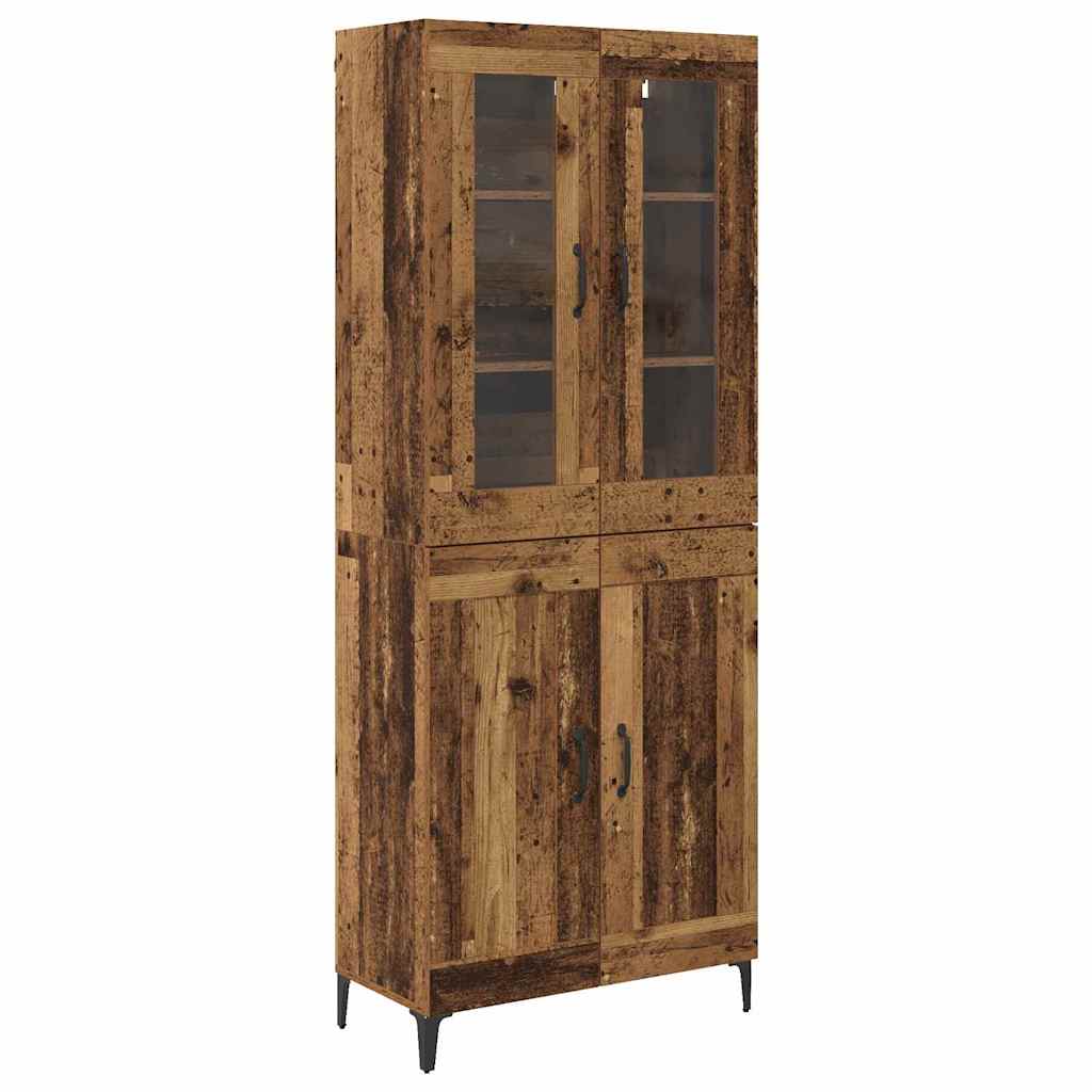 Haut Armoire Bois Ancien 69,5 x 34 x 180 cm Bois d'ingénierie - XIOS