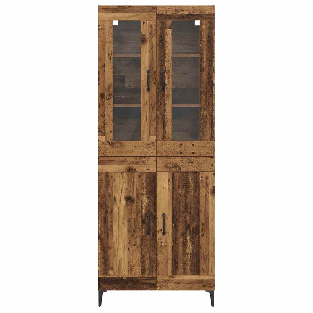 Haut Armoire Bois Ancien 69,5 x 34 x 180 cm Bois d'ingénierie - XIOS