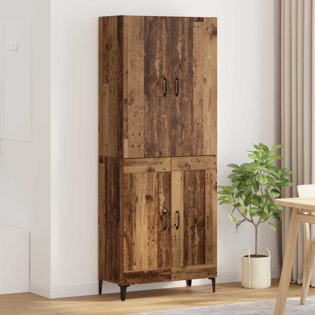 Haut Armoire Bois Ancien 69,5 x 34 x 180 cm Bois d'ingénierie - XIOS