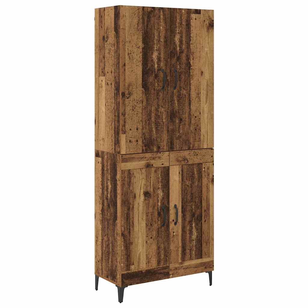 Haut Armoire Bois Ancien 69,5 x 34 x 180 cm Bois d'ingénierie - XIOS