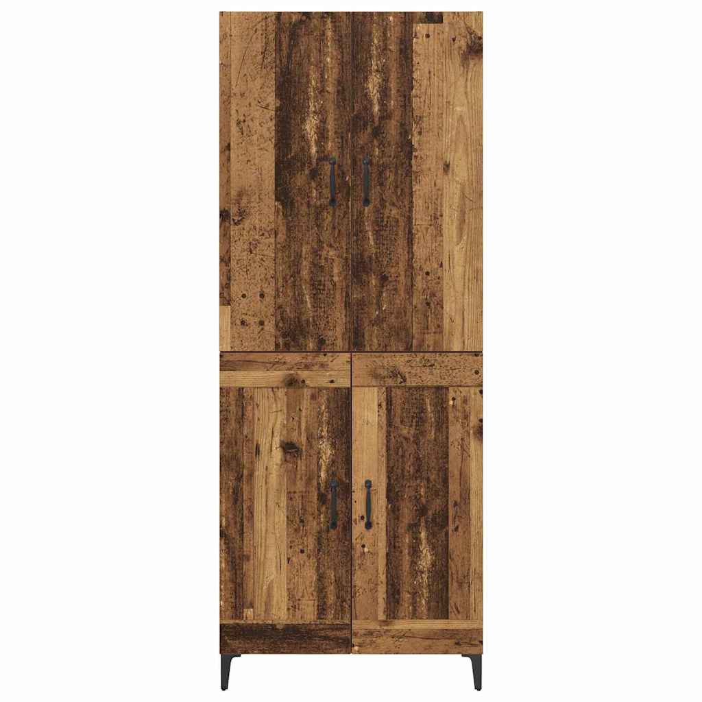 Haut Armoire Bois Ancien 69,5 x 34 x 180 cm Bois d'ingénierie - XIOS