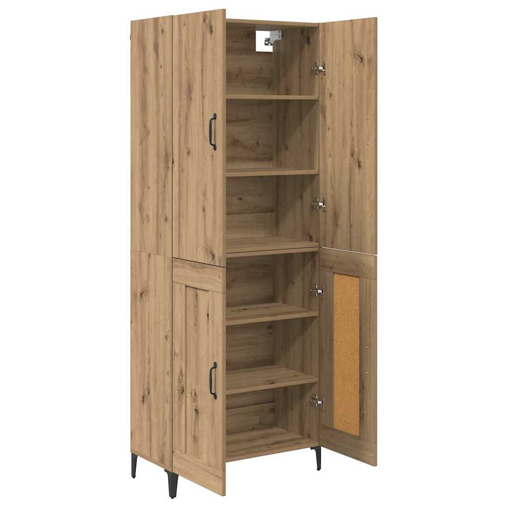 Haut Armoire Chêne artisanal 69,5 x 34 x 180 cm - XIOS