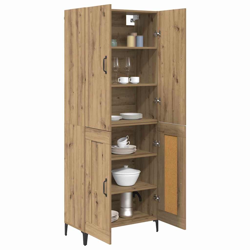 Haut Armoire Chêne artisanal 69,5 x 34 x 180 cm - XIOS