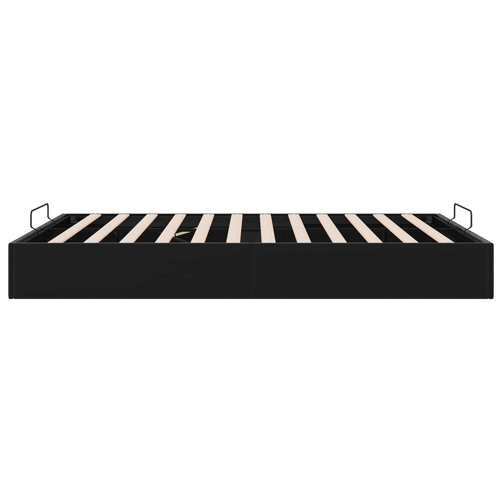 Cadre de lit ottoman Noir Lit double classique Velours - XIOS