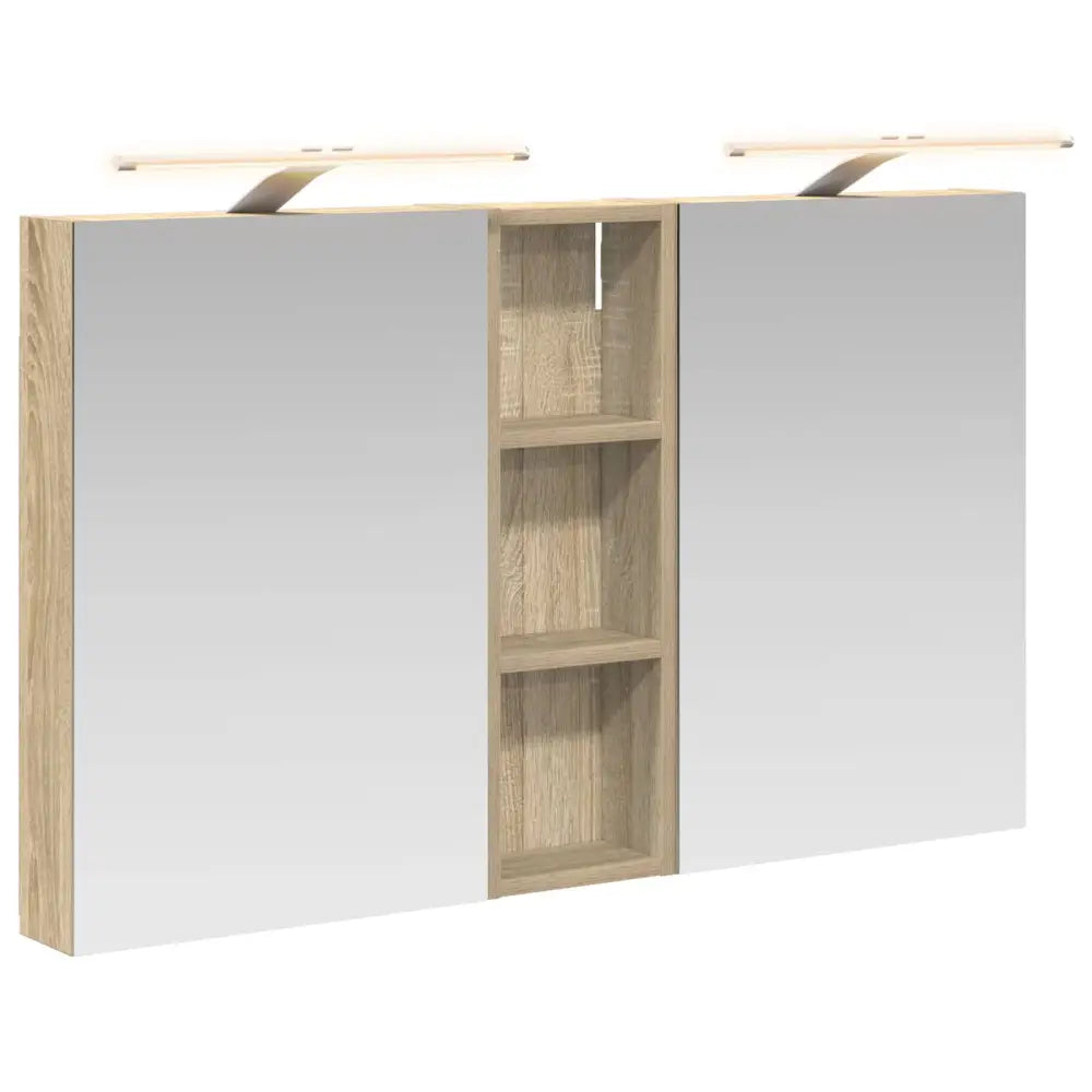 Ensemble de Meubles de Salle de Bain 3 pc 100 x 10,5 x 60,5 cm - XIOS Store SNC