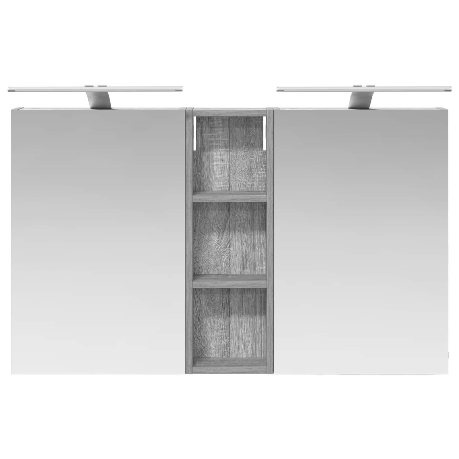 Ensemble de Meubles de Salle de Bain 3 pc 100 x 10,5 x 60,5 cm
