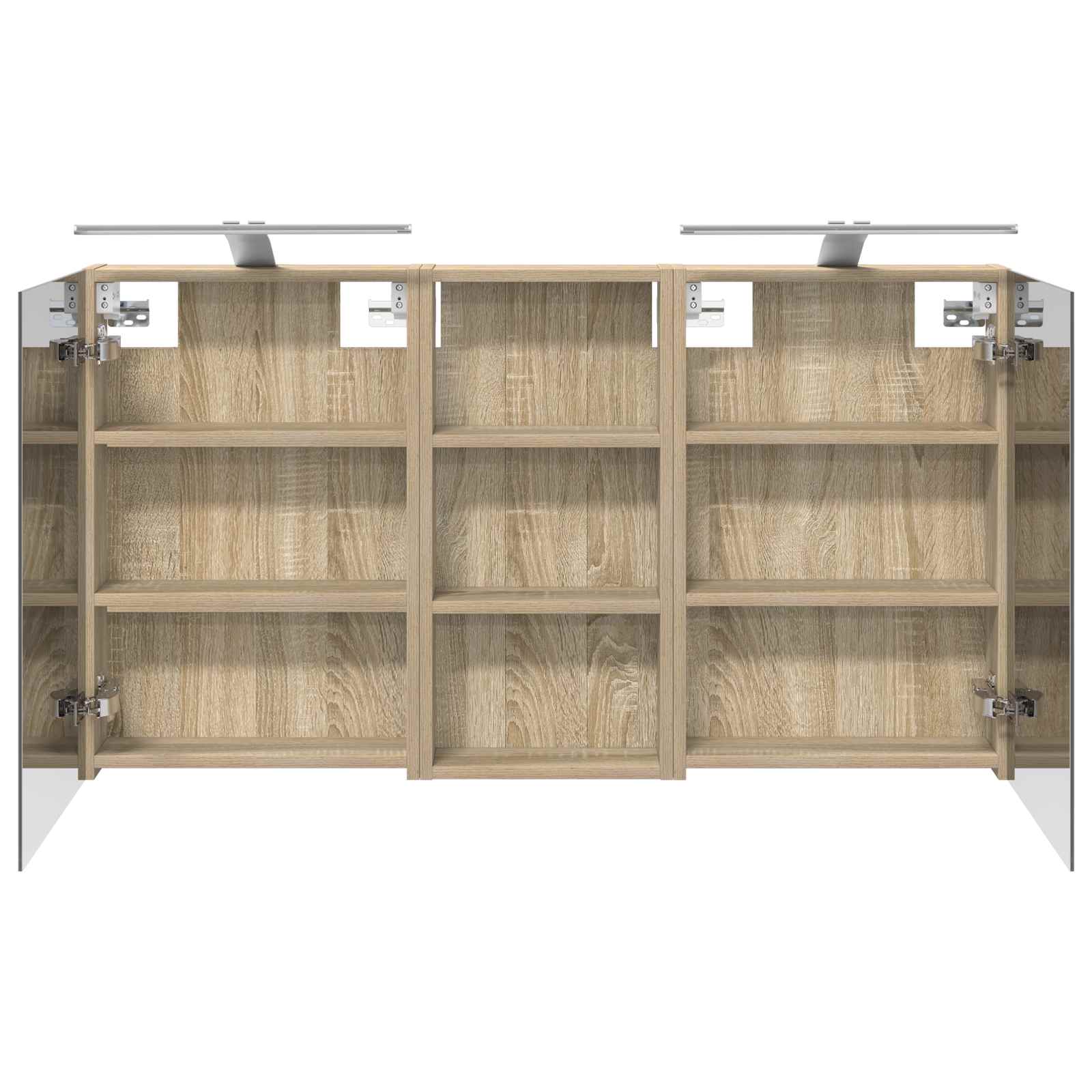 Ensemble de Meubles de Salle de Bain 3 pc 110 x 10,5 x 60,5 cm