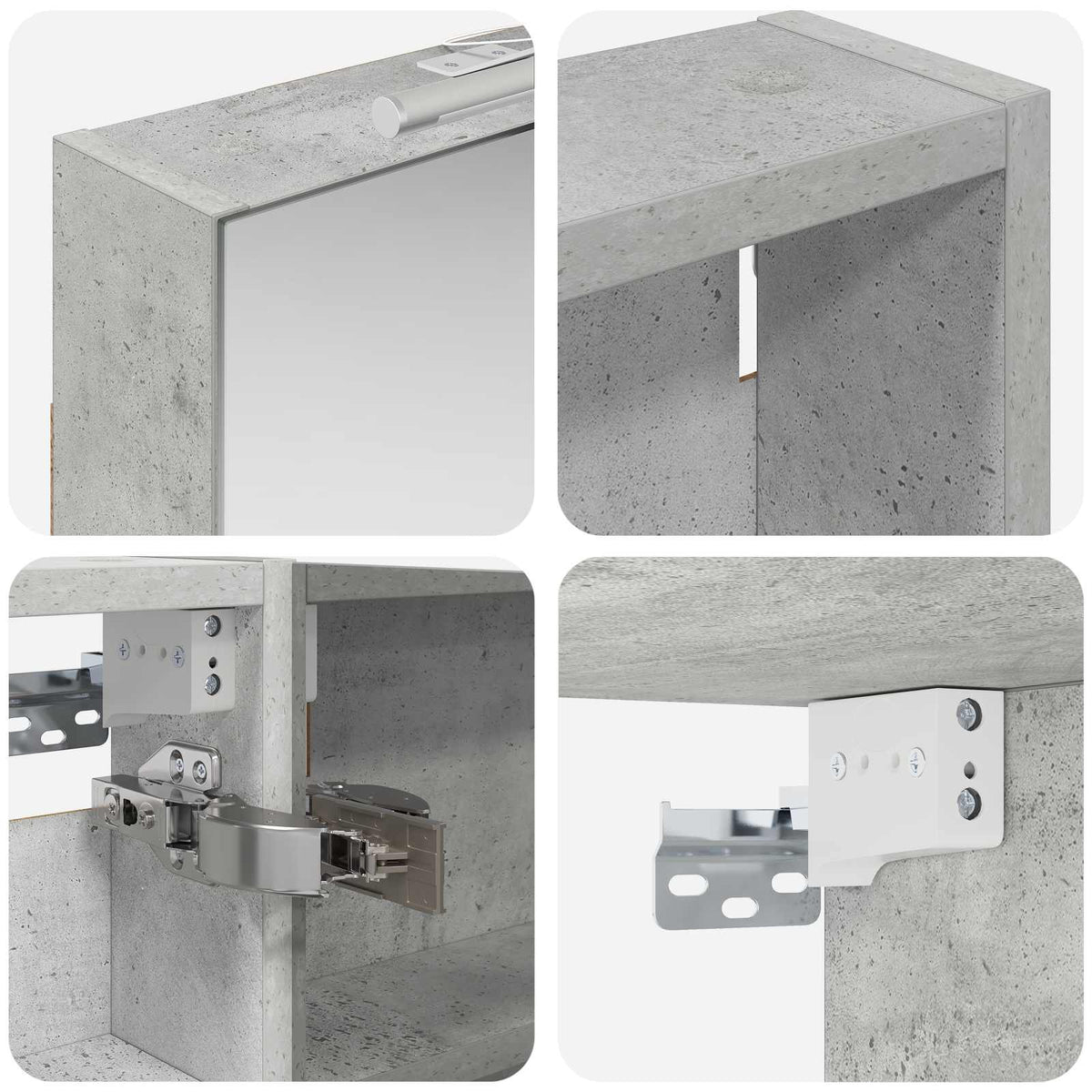 Ensemble de Meubles de Salle de Bain 3 pc 110 x 10,5 x 60,5 cm