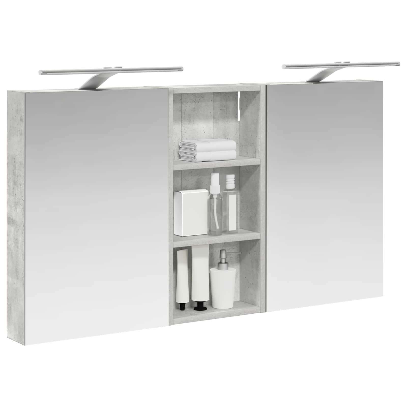 Ensemble de Meubles de Salle de Bain 3 pc 110 x 10,5 x 60,5 cm