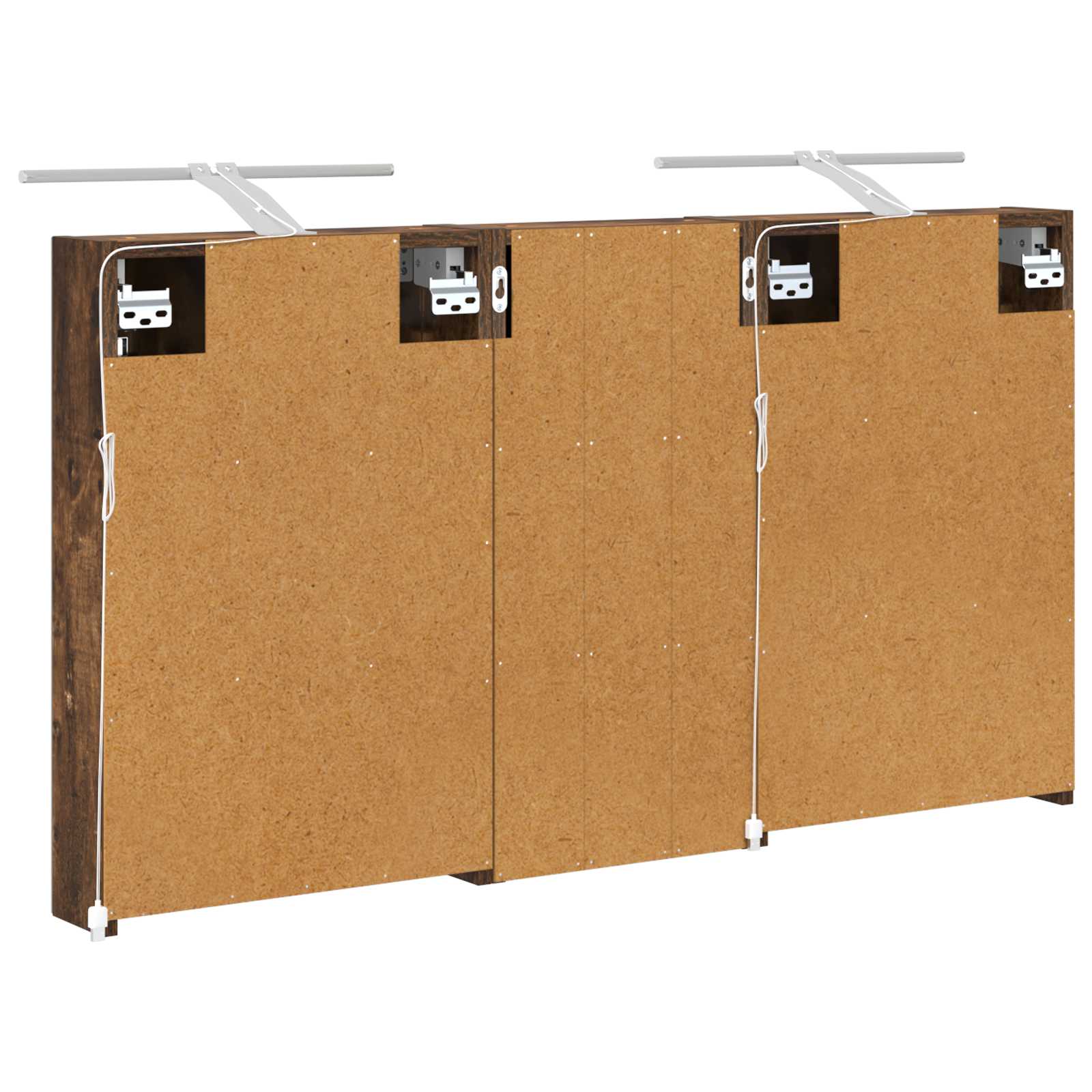 Ensemble de Meubles de Salle de Bain 3 pc 110 x 10,5 x 60,5 cm