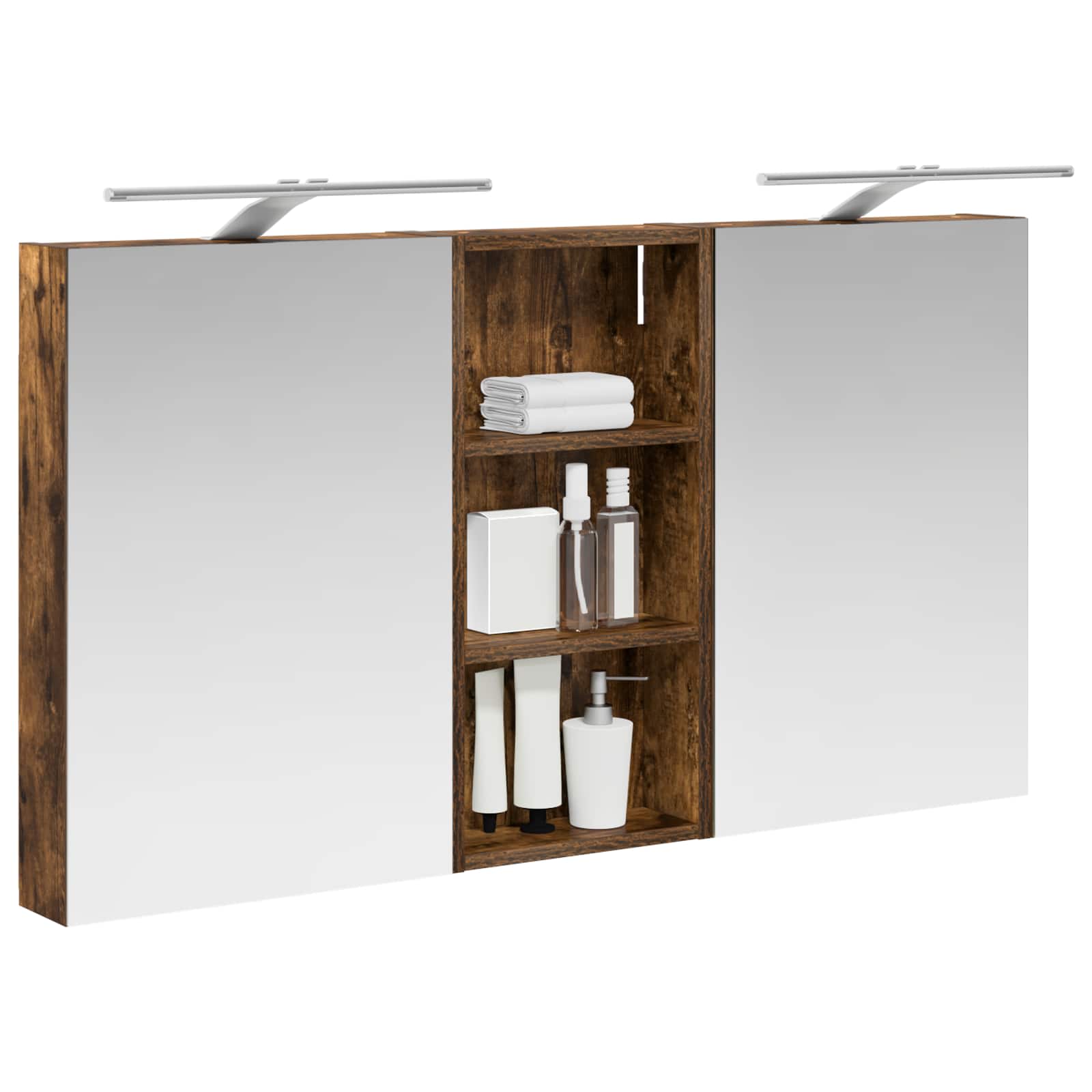 Ensemble de Meubles de Salle de Bain 3 pc 110 x 10,5 x 60,5 cm