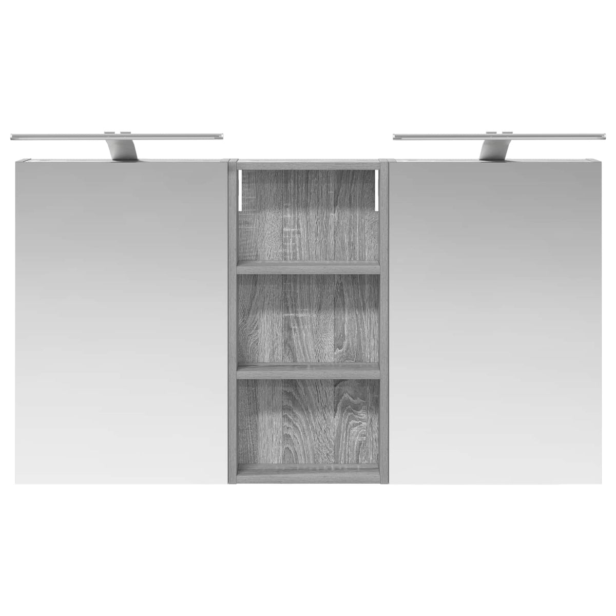 Ensemble de Meubles de Salle de Bain 3 pc 110 x 10,5 x 60,5 cm