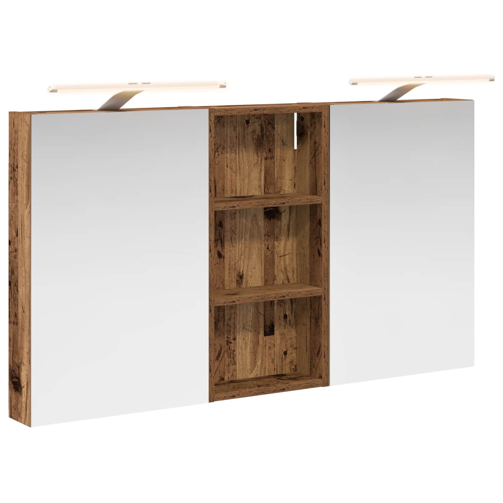 Ensemble de Meubles de Salle de Bain 3 pc 110 x 10,5 x 60,5 cm