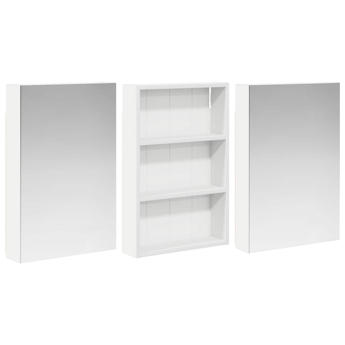 Ensemble de Meubles de Salle de Bain 3 pc 120 x 10,5 x 60,5 cm