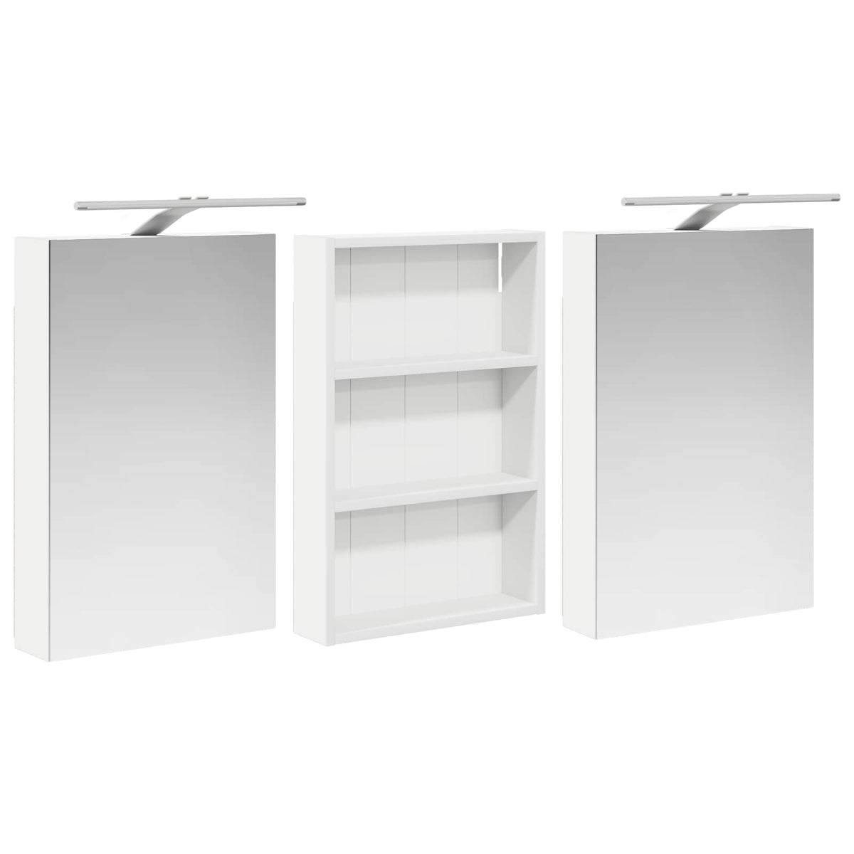 Ensemble de Meubles de Salle de Bain 3 pc 120 x 10,5 x 60,5 cm