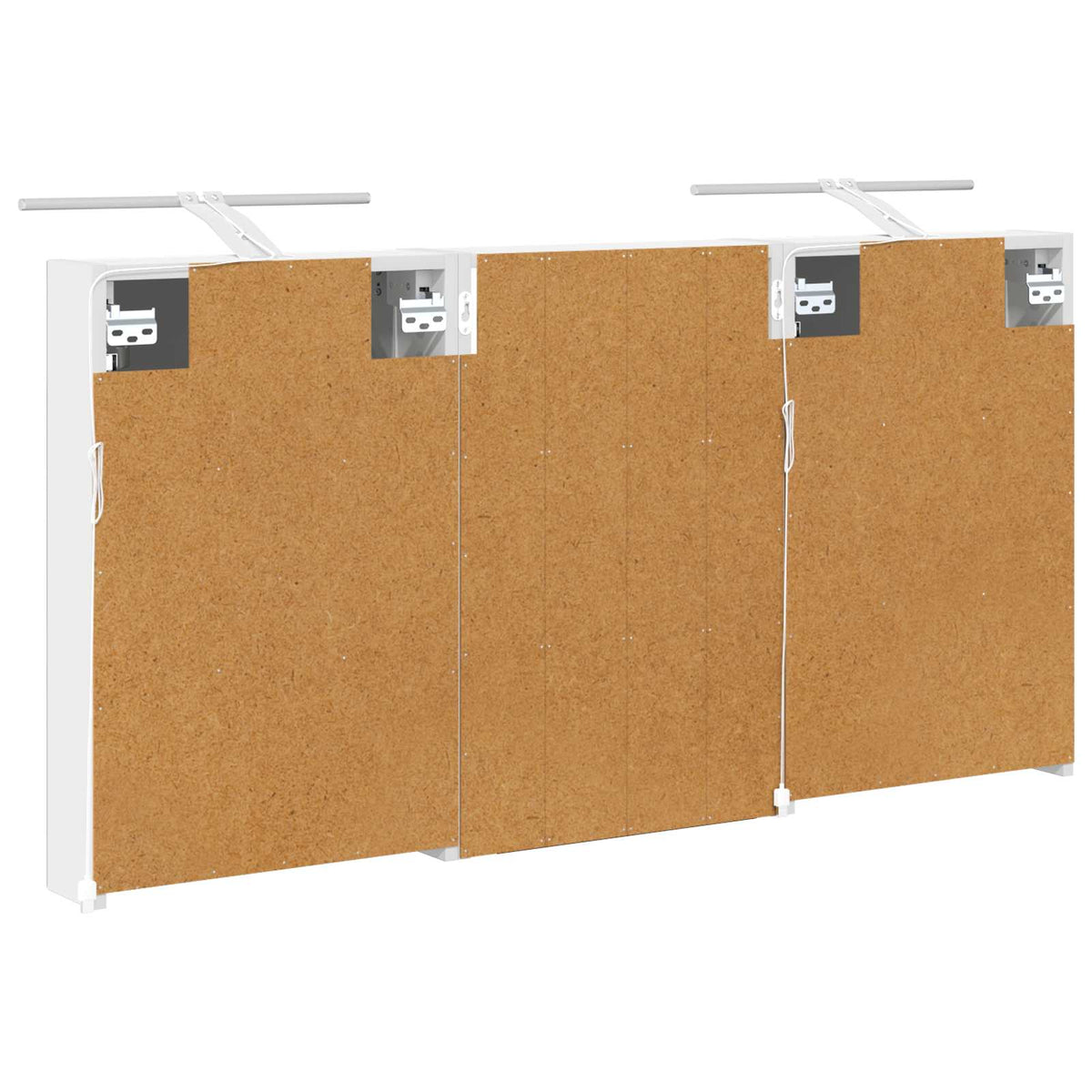 Ensemble de Meubles de Salle de Bain 3 pc 120 x 10,5 x 60,5 cm