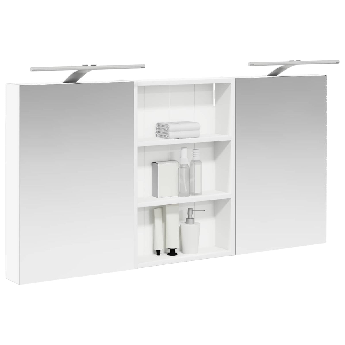 Ensemble de Meubles de Salle de Bain 3 pc 120 x 10,5 x 60,5 cm