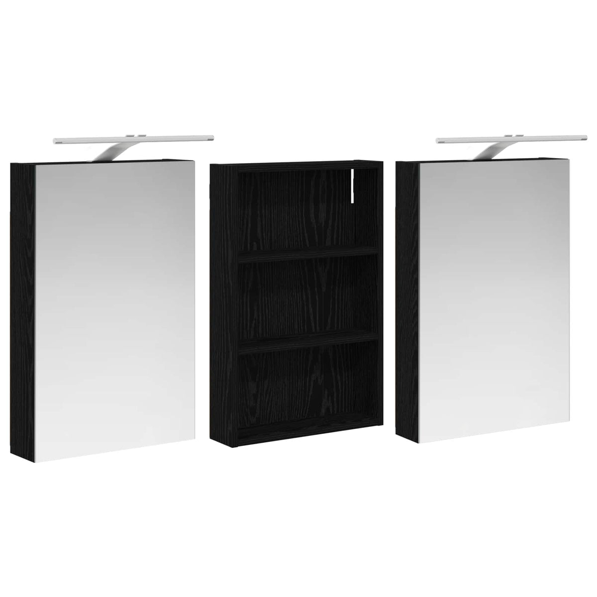 Ensemble de Meubles de Salle de Bain 3 pc 120 x 10,5 x 60,5 cm