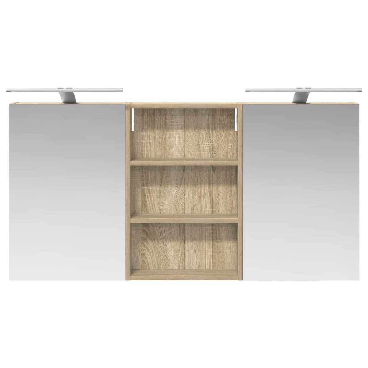 Ensemble de Meubles de Salle de Bain 3 pc 120 x 10,5 x 60,5 cm