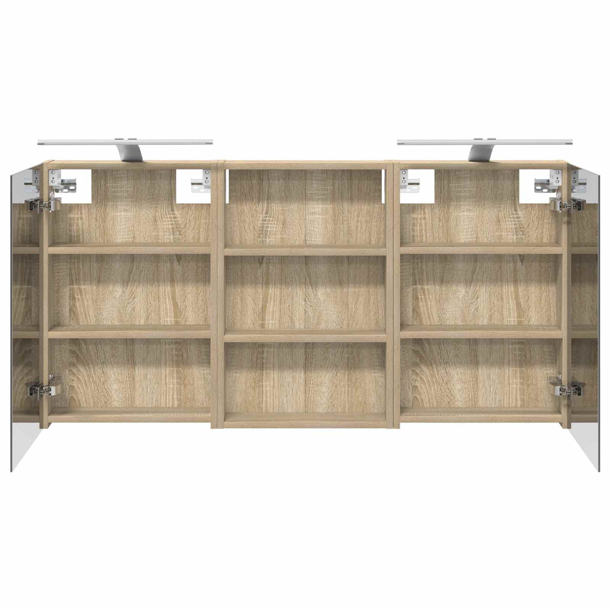 Ensemble de Meubles de Salle de Bain 3 pc 120 x 10,5 x 60,5 cm