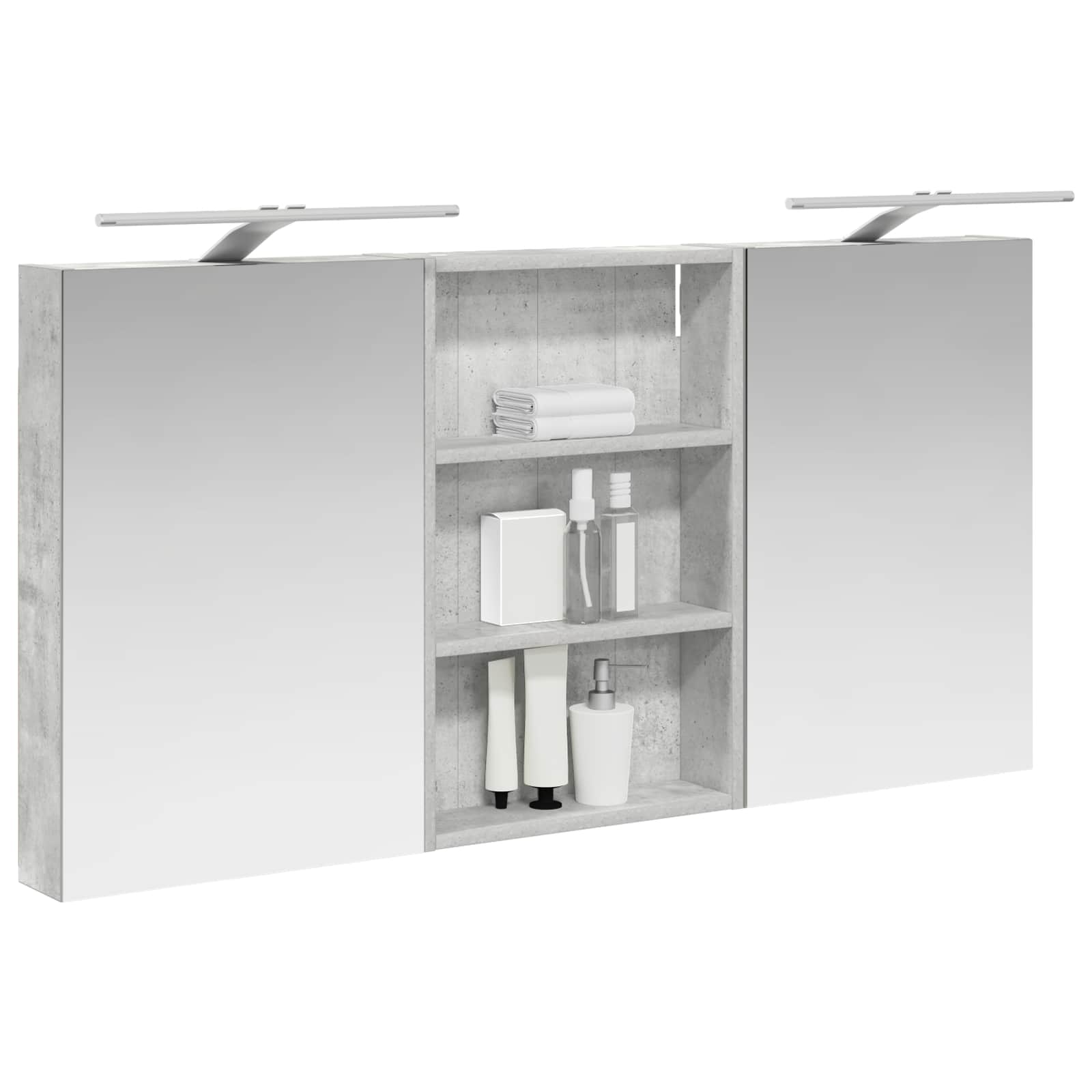 Ensemble de Meubles de Salle de Bain 3 pc 120 x 10,5 x 60,5 cm